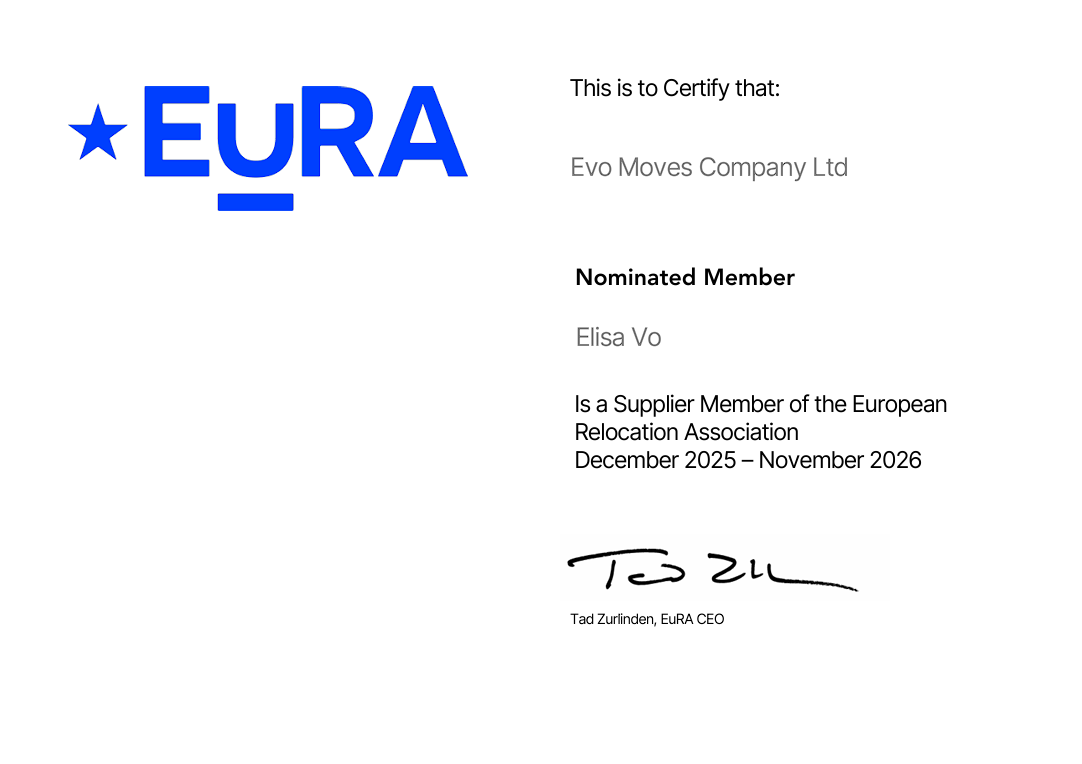 EuRA Supplier Member Certificate